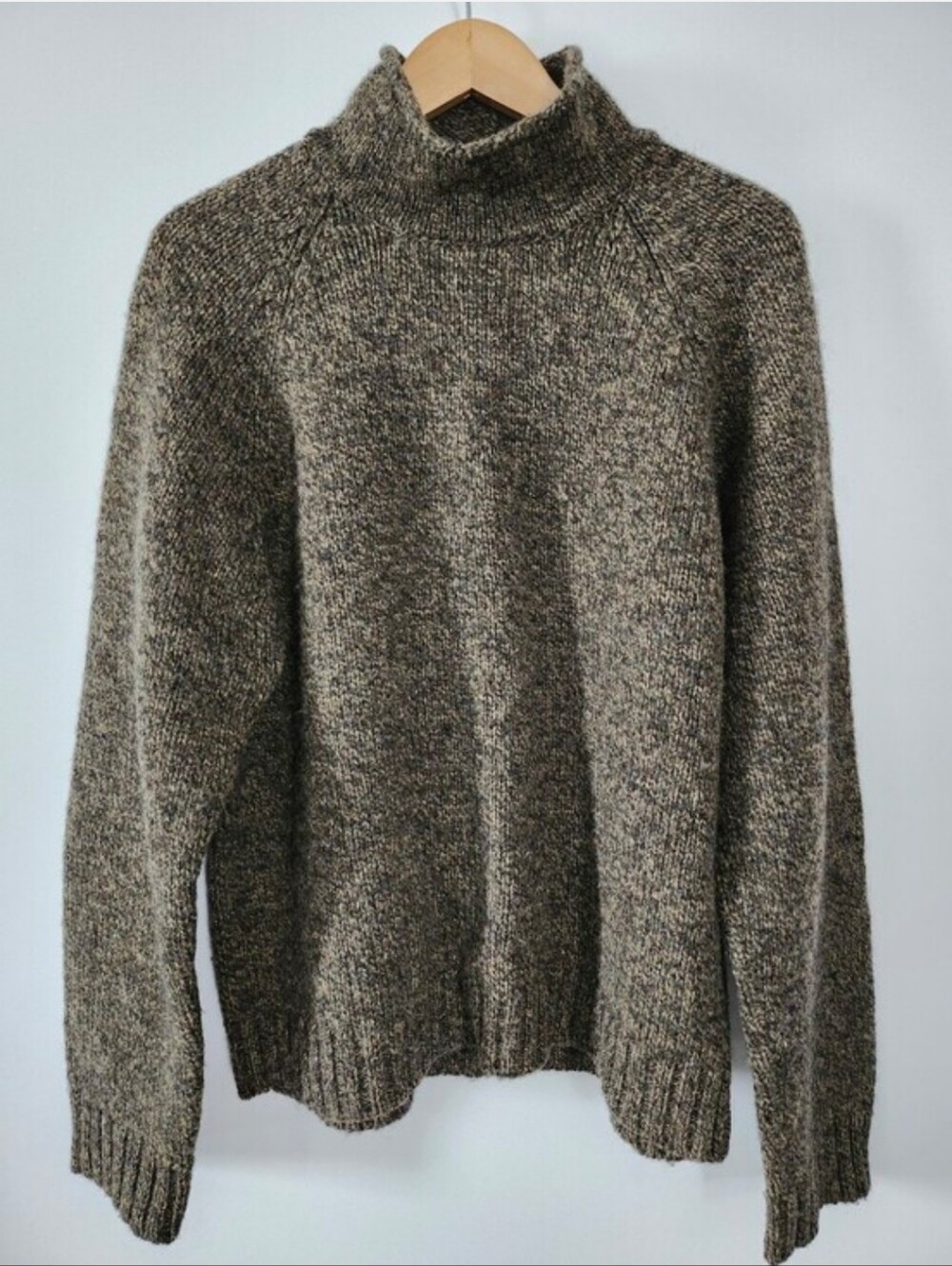 Vintage Abercrombie & Fitch Wool Sweater XL Marled Mossy GreyGorpcore Cabincore